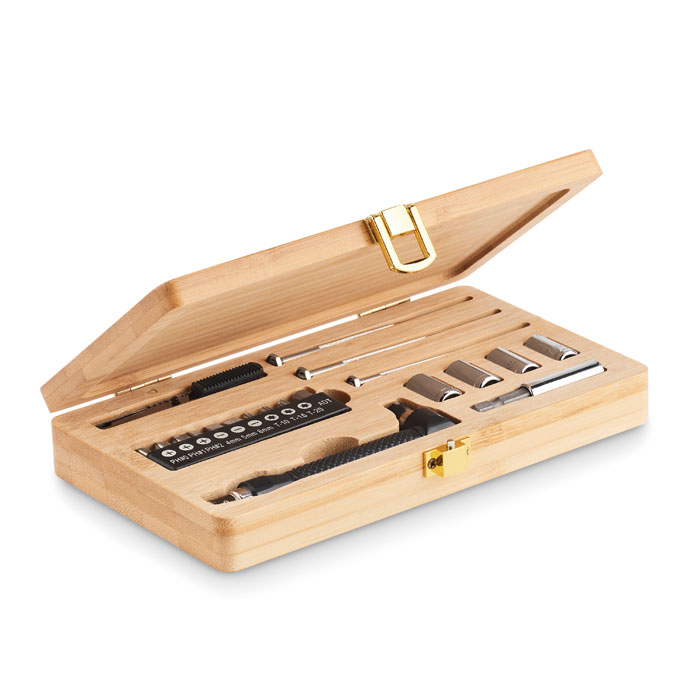 Bamboe toolbox | Eco promotional gift